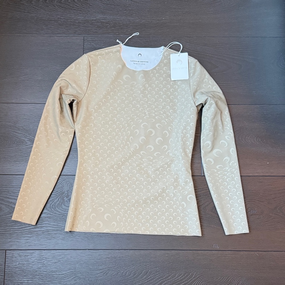 Grey Marine Serre White Line Top